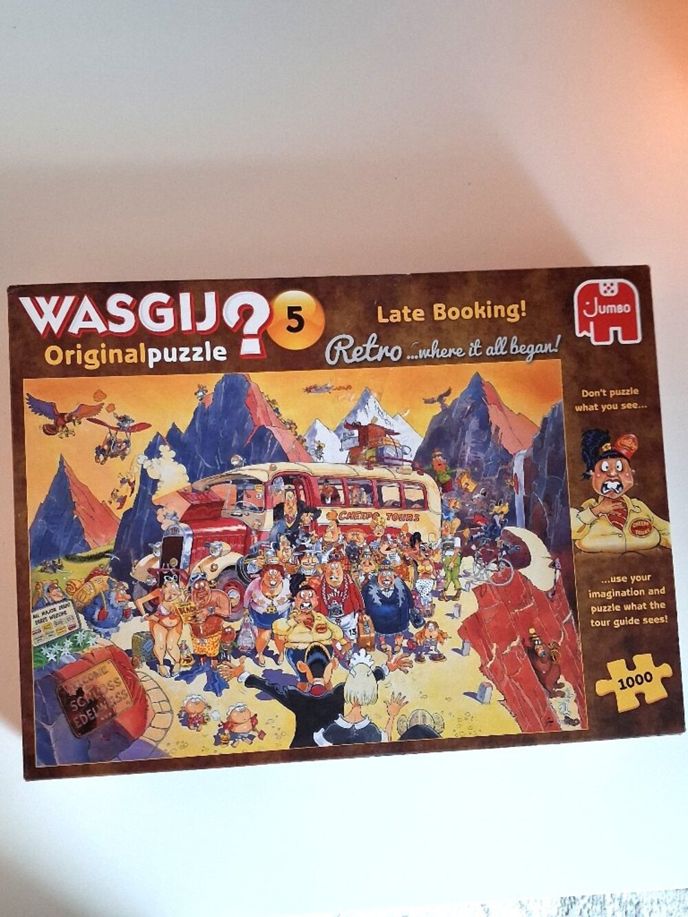 Wasgij Puzzle #5 Original Late Booking 1000 piece